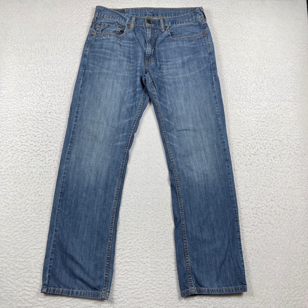Levis 559 Relaxed Straightā Jeans Mens 32x32 Blue Medium Wash Denim 00559-0218